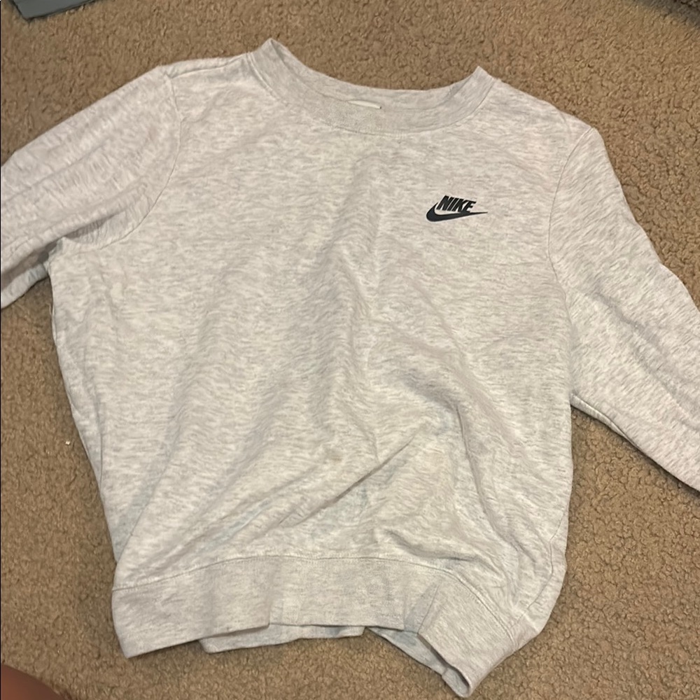 Kids Nike Gray Sweatshirt
